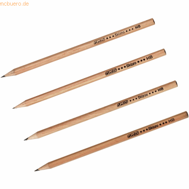 10 x Herlitz Bleistift Skizzo HB natur VE=4 Stück 10 x Herlitz Bleistift Skizzo HB natur VE=4 Stück von Herlitz