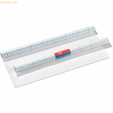 10 x Herlitz Buchfolie PP 0,40x3m selbstklebend farblos von Herlitz