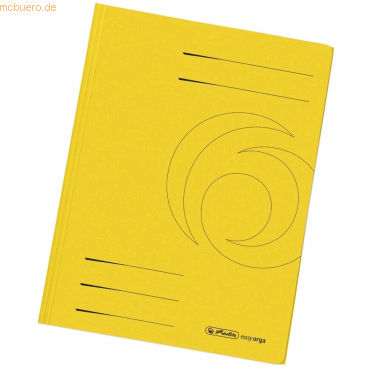10 x Herlitz Einschlagmappe A4 Recycling intensiv gelb 10 x Herlitz Einschlagmappe A4 Recycling intensiv gelb von Herlitz