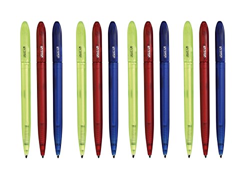 12 Herlitz Kugelschreiber / 3 verschiedene transluzente Farben von _Herlitz_