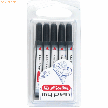 20 x Herlitz Universalpatrone my.pen blau VE=5 Stück 20 x Herlitz Universalpatrone my.pen blau VE=5 Stück von Herlitz