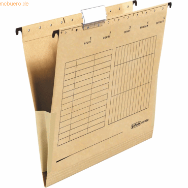 Herlitz Hängetasche Unireg 230g/qm natron Herlitz Hängetasche Unireg 230g/qm natron von Herlitz