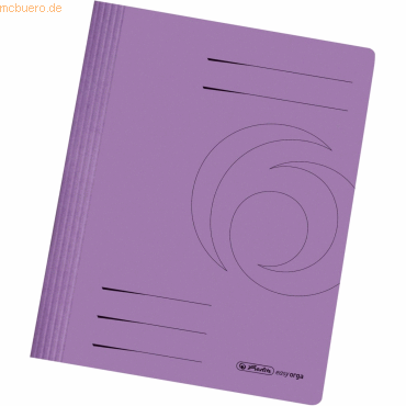 25 x Herlitz Schnellhefter A4 Karton 240g/qm intensiv lila 25 x Herlitz Schnellhefter A4 Karton 240g/qm intensiv lila von Herlitz