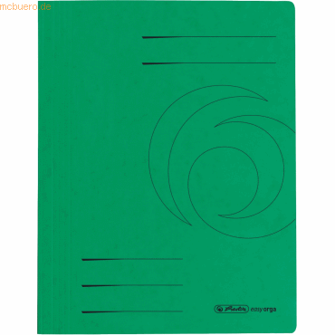 5 x Herlitz Schnellhefter A4 Karton 355g/qm grün 5 x Herlitz Schnellhefter A4 Karton 355g/qm grün von Herlitz