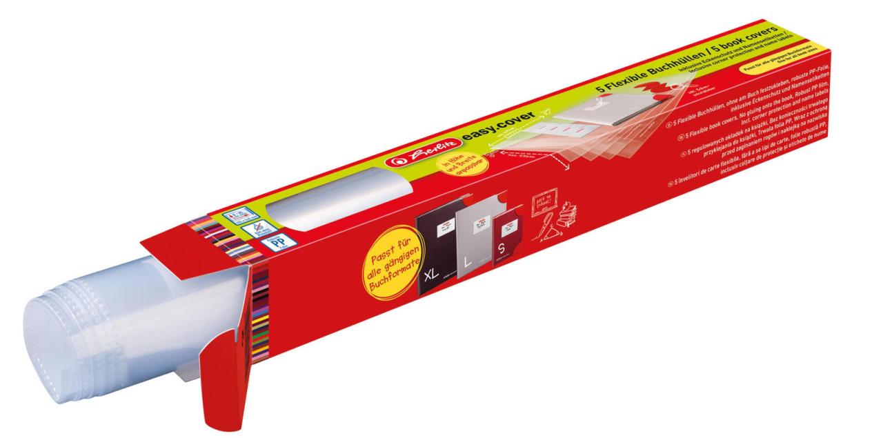 herlitz Buchumschläge 54,0 x 33,5 cm DIN A4 herlitz Buchumschläge 54,0 x 33,5 cm DIN A4 von Herlitz