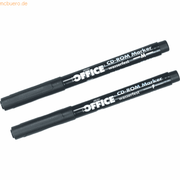 6 x Herlitz CD-Marker permanent schwarz VE=2 Stück 6 x Herlitz CD-Marker permanent schwarz VE=2 Stück von Herlitz
