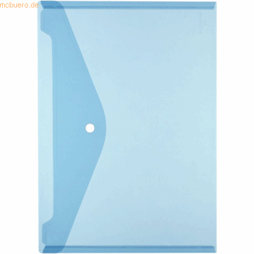 6 x Herlitz Dokumententasche A4 PP transluzent blau 6 x Herlitz Dokumententasche A4 PP transluzent blau von Herlitz