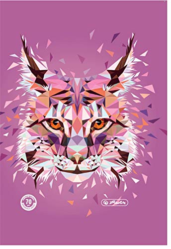 Brulion Hardcover A6, 96 Blatt Wild Animal von Herlitz