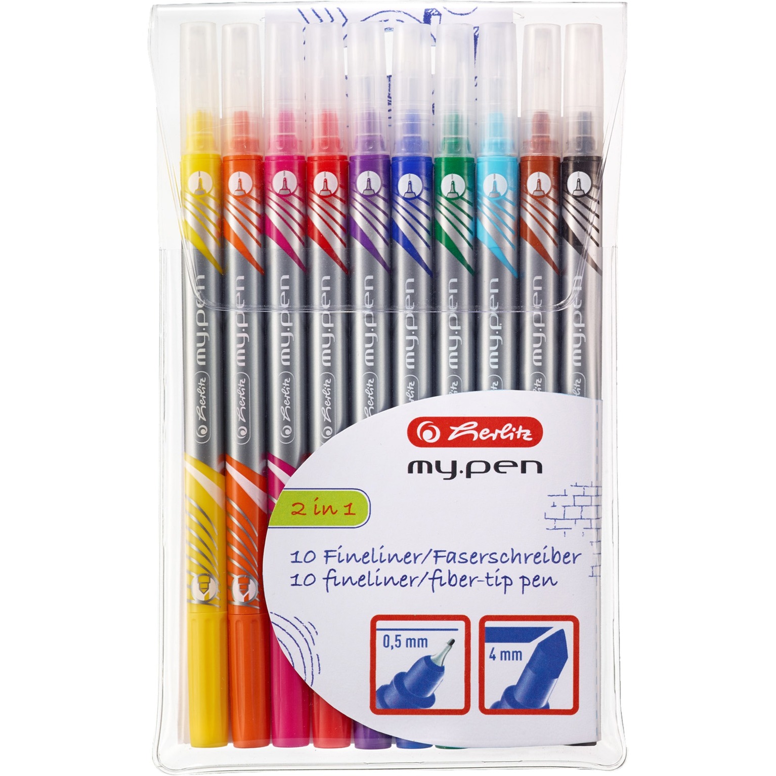 Fineliner-Faserschreiber my.pen, Stift von Herlitz
