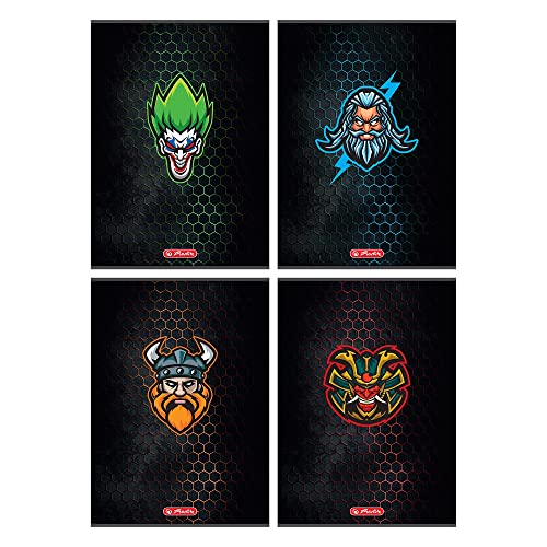 Heft A4, 60 Blatt liniert, Game Avatars Heft A4, 60 Blatt liniert, Game Avatars von Herlitz