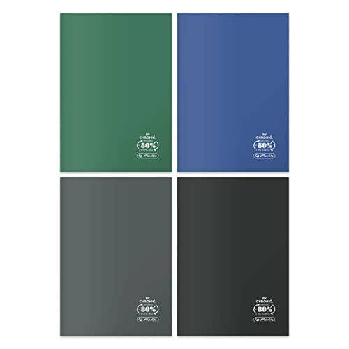 Herlitz® Schulheft A4 kariert 60 Blatt ECO PP | Softcover | Brulion Notizblock Skizzenbuch | Zum Schreiben der Kalligraphie Schule Studienschüler | Universal | Ocean Colors von Herlitz