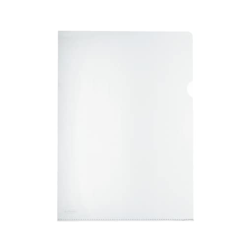 Herlitz 10843746 Aktenhülle A4 Standard, PP, 0,11 mm, transparent glasklar 100er Packung (1000-er Pack, Glasklar) von Herlitz