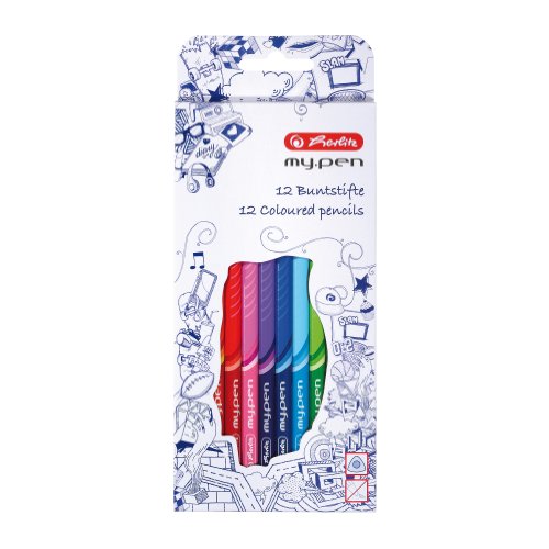 Herlitz 11370152 Buntstifte my.pen, 12-er Packung von Herlitz