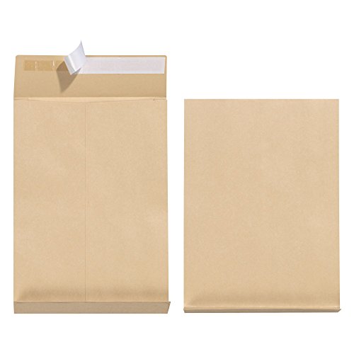 Herlitz 25 Stück Briefumschläge mit Dehnfalte aus Kraftpapier 130 G 25 X 35, 3 cm braun von Herlitz