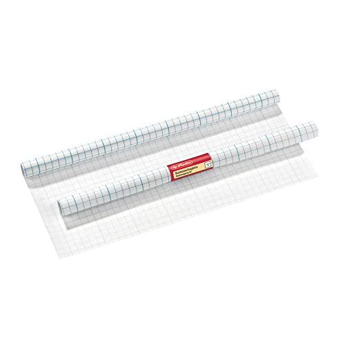 Herlitz 5161104 Bucheinschlagfolie, selbstklebend, 40 x 100 cm, transparent von Herlitz