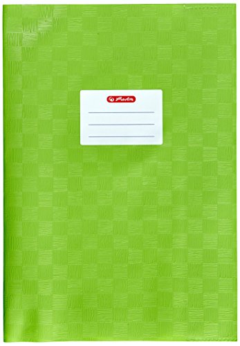 Herlitz 5204110 Hefthülle Baststruktur, Hellgrün, 25 Stück, A4 von Herlitz