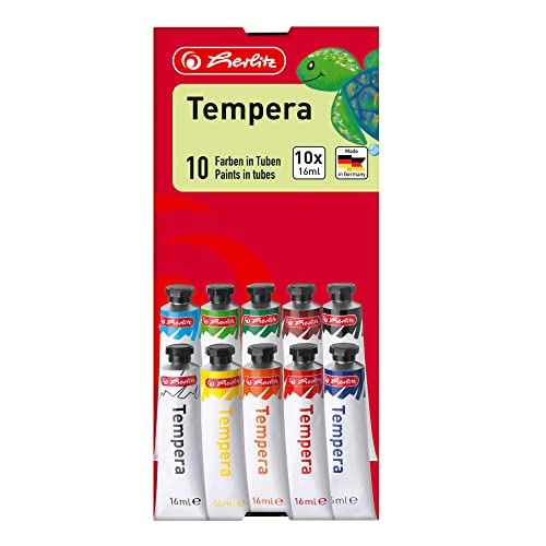 Herlitz 8643058 Temperafarben 10 Tuben je 16ml von Herlitz