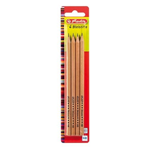 Herlitz Bleistifte Skizzo, HB, naturbelassen, bruchsichere Mine, 4 Stück Auf Blisterkarte Herlitz Bleistifte Skizzo, HB, naturbelassen, bruchsichere Mine, 4 Stück Auf Blisterkarte von Herlitz