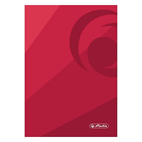 Herlitz A5, 100 Blatt, rot von Herlitz