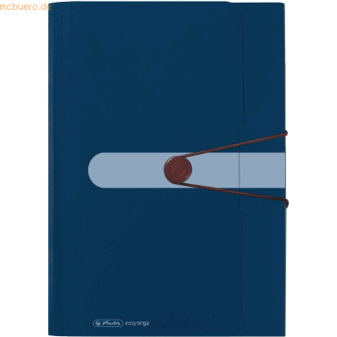 Herlitz Fächermappe A4 Recycling PP 12 Fächer dunkelblau to go Herlitz Fächermappe A4 Recycling PP 12 Fächer dunkelblau to go von Herlitz