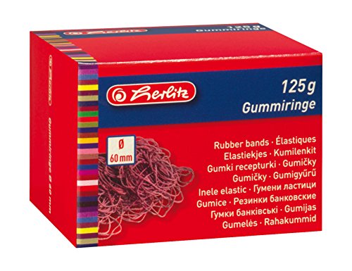 Herlitz Gummiringe 125g 60mm von Herlitz