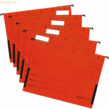 Herlitz Hängetasche 230g/qm rot VE=5 Stück Herlitz Hängetasche 230g/qm rot VE=5 Stück von Herlitz