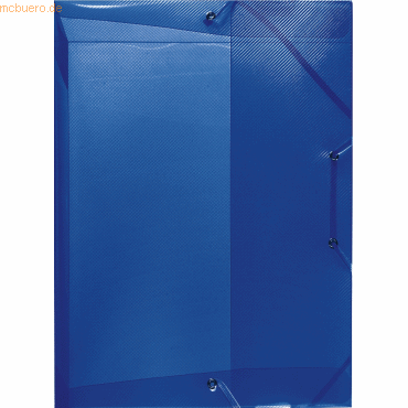 Herlitz Heftbox A4 blau/transluzent von Herlitz