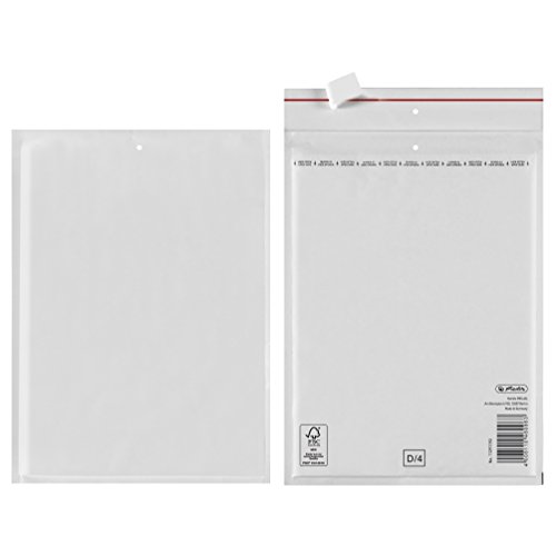 Herlitz Luftpolstertasche D/4, 3-er Packung, eingeschweißt, 18 x 26 cm, weiß von Herlitz