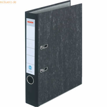 Herlitz Ordner A4 maX.file nature Wolkenmarmor 50mm schwarz Herlitz Ordner A4 maX.file nature Wolkenmarmor 50mm schwarz von Herlitz