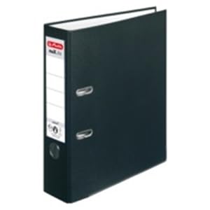 Herlitz Ordner maX.file protect A4, 8 cm breit (10er Pack | schwarz) von Herlitz