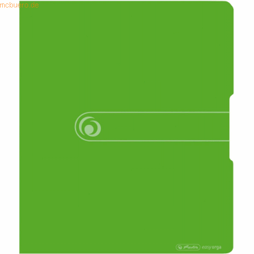 Herlitz Ringbuch A4 2 Ringe PP 25mm apfel opak to go Herlitz Ringbuch A4 2 Ringe PP 25mm apfel opak to go von Herlitz