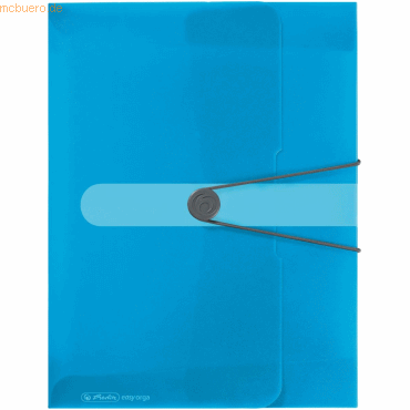 Herlitz Sammelbox PP A4 blau transparent to go von Herlitz
