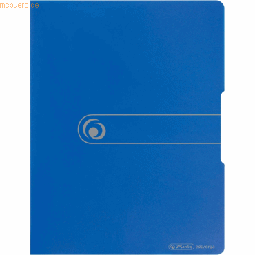Herlitz Sichtbuch PP A4 20 Hüllen blau opak to go Herlitz Sichtbuch PP A4 20 Hüllen blau opak to go von Herlitz