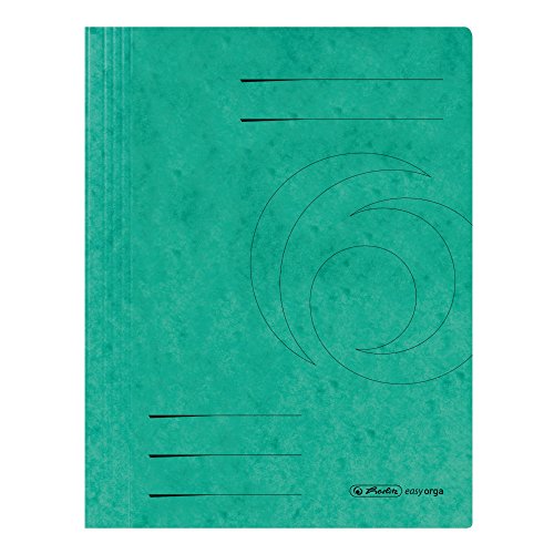 herlitz 10903003 Spiralhefter A4 Quality, grün, kaufmännische Heftung, 25 Stück von Herlitz