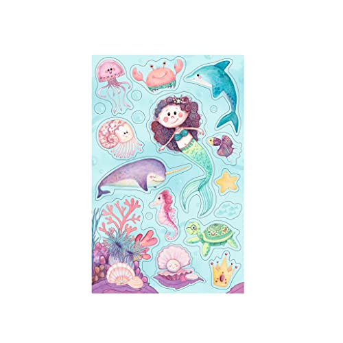 herlitz 50040285 selbstklebende Sticker Mermaid, FSC, 10 x 3 Bogen von Herlitz