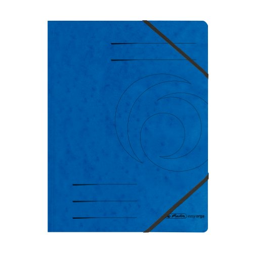 herlitz 972448 11387180 Eckspanner A4 Quality, blau, 5 Stück von Herlitz