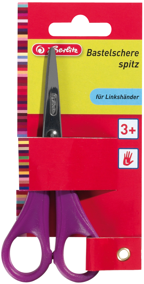 herlitz Bastelschere, spitz, Länge: 133 mm von Herlitz