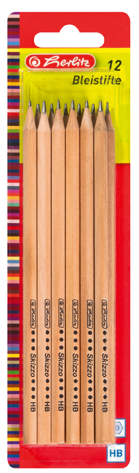 herlitz Bleistift Skizzo natur, sechseckig, Härtegrad HB herlitz Bleistift Skizzo natur, sechseckig, Härtegrad HB von Herlitz