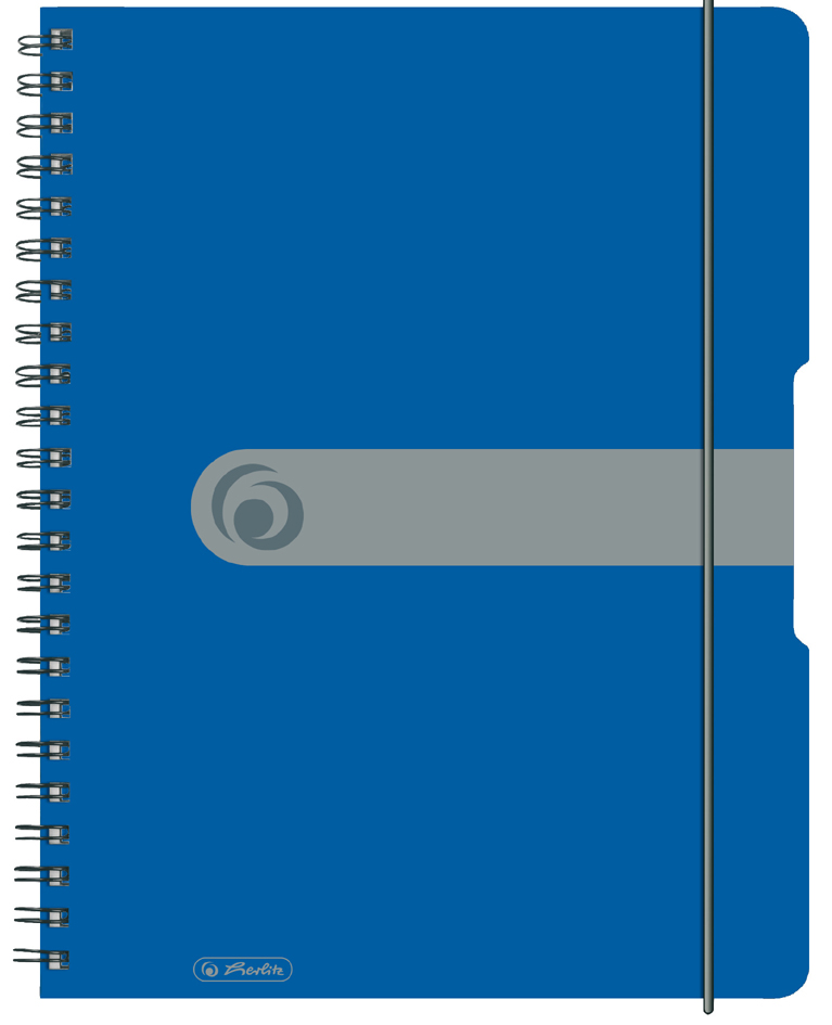 herlitz Collegeblock easy orga to go, A4, 80 Blatt, blau von Herlitz