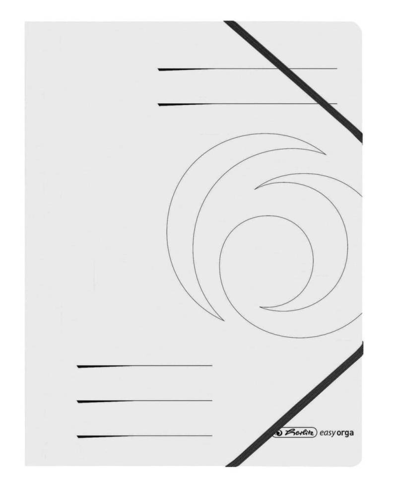 herlitz Eckspanner Easy Orga DIN A4 weiß von Herlitz