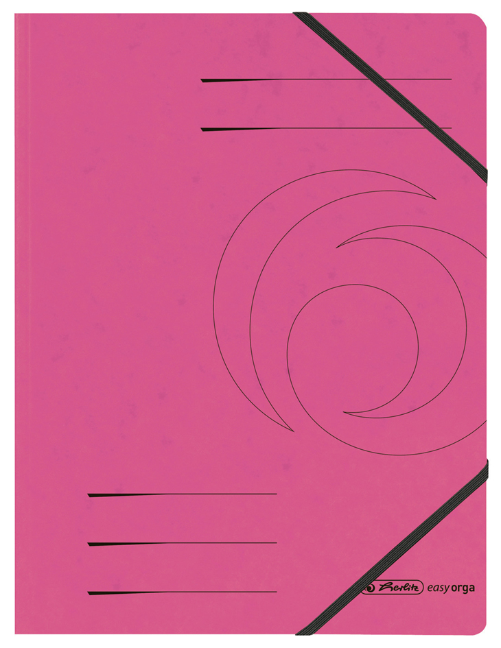 herlitz Eckspannermappe easyorga, A4, Karton, fuchsia herlitz Eckspannermappe easyorga, A4, Karton, fuchsia von Herlitz