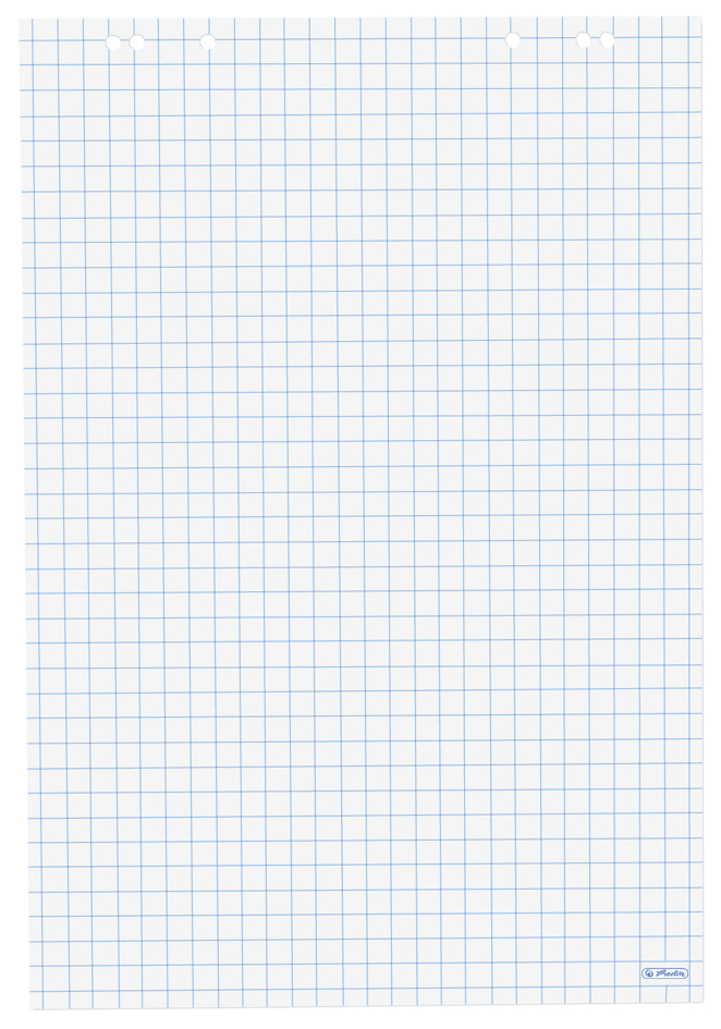 herlitz Flipchart-Block, 20 Blatt, kariert, 680 x 990 mm von Herlitz