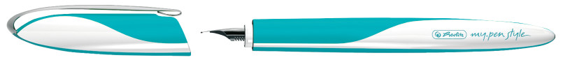 herlitz Füllhalter my.pen style , Carribean Turquoise, von Herlitz