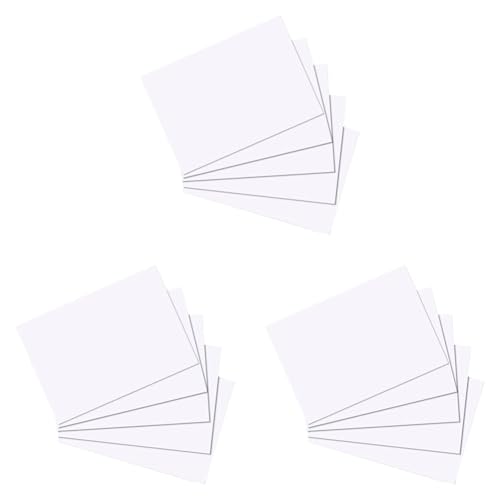 herlitz Karteikarte A5, blanko, weiß, 100 Stück (Packung mit 3) von Herlitz