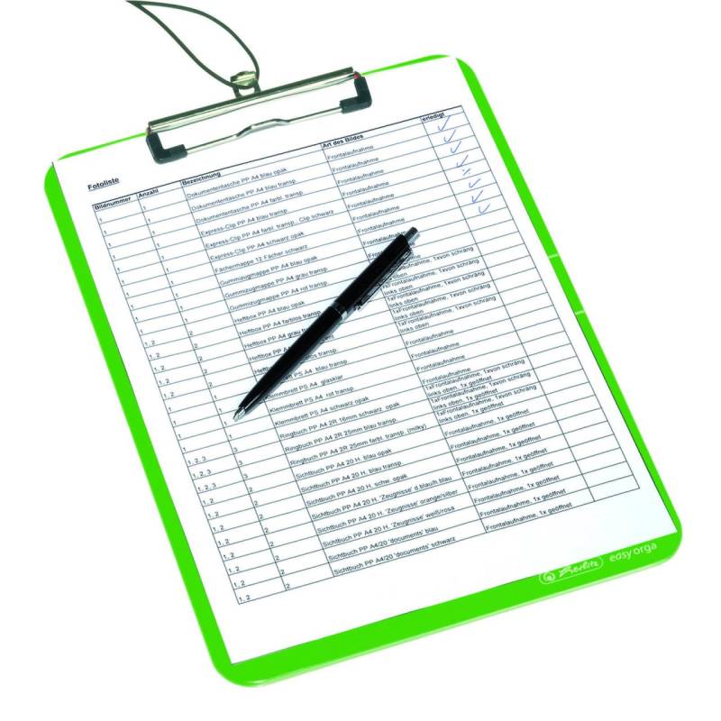 herlitz Klemmbrett DIN A4 apfel von Herlitz