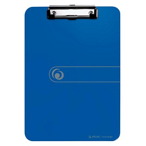 herlitz Klemmbrett easy orga 11226396 DIN A4 opak blau Kunststoff von Herlitz