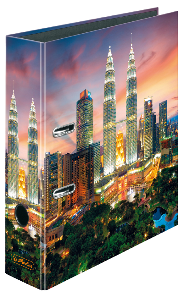 herlitz Motivordner maX.file Petronas Towers, DIN A4 von Herlitz
