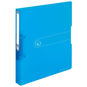 herlitz Ringbuch 2-Ringe blau-transparent 3,8 cm DIN A4 von Herlitz