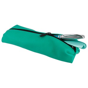 herlitz Schlampermäppchen Origami Funky türkis, 20,0 x 3,5 cm von Herlitz