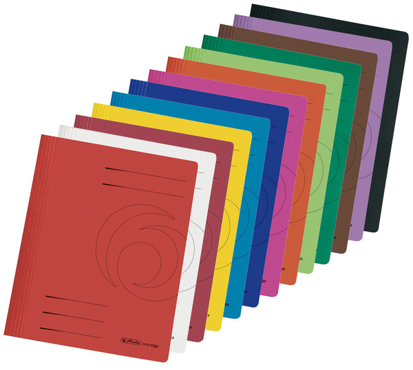 herlitz Schnellhefter easy orga, Manilakarton, lila von Herlitz